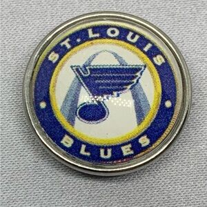 St. Louis Blues Snap Button Charm - Oh Snap!